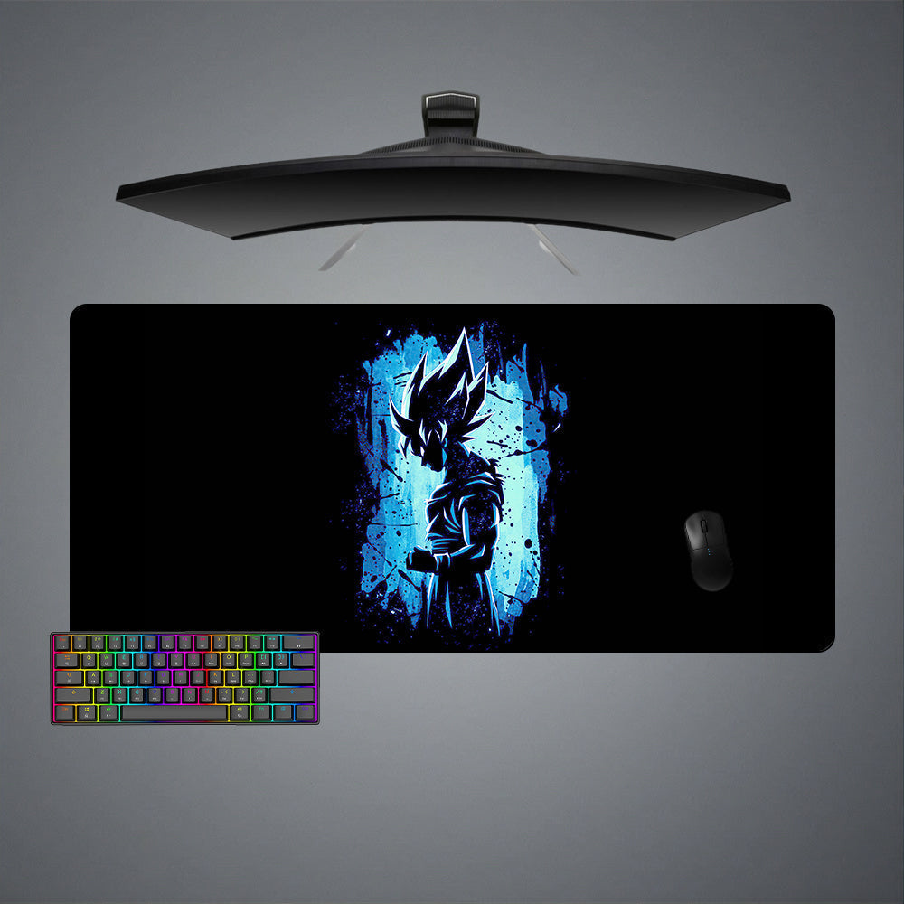 DBZ Goku Blue Aura Size Gaming Mouse Pad