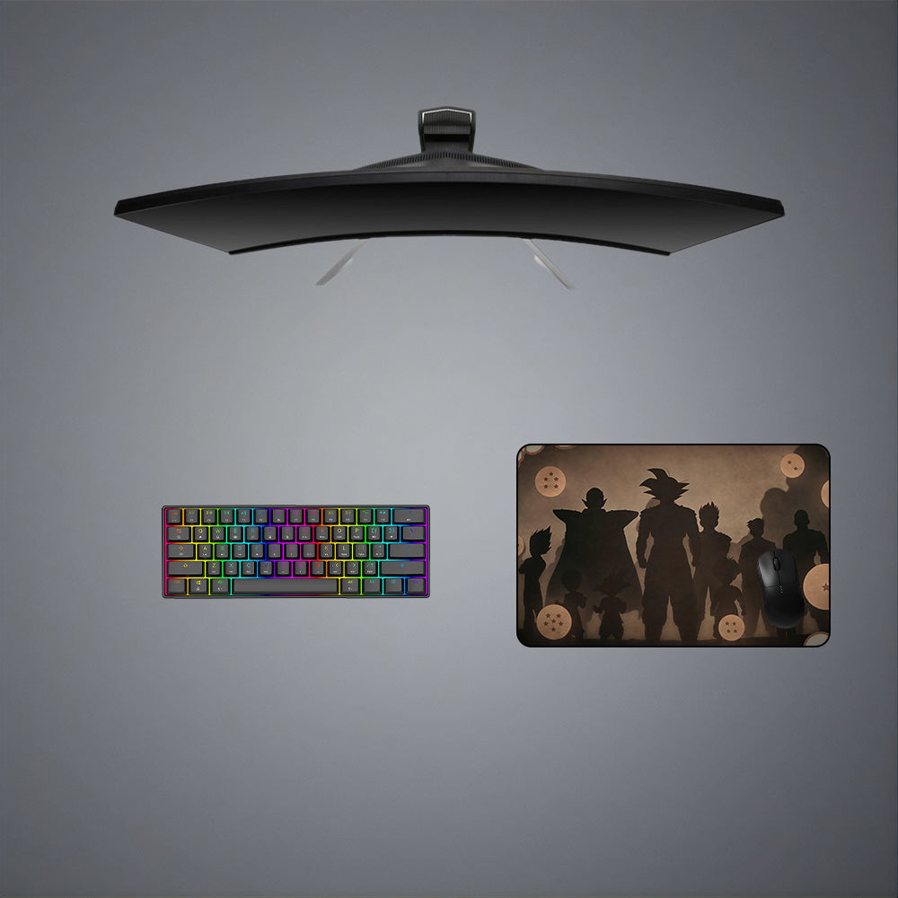 Dragon Ball Silhouette Design M-XXL Size Gaming Mouse Pad Computer Desk Mat