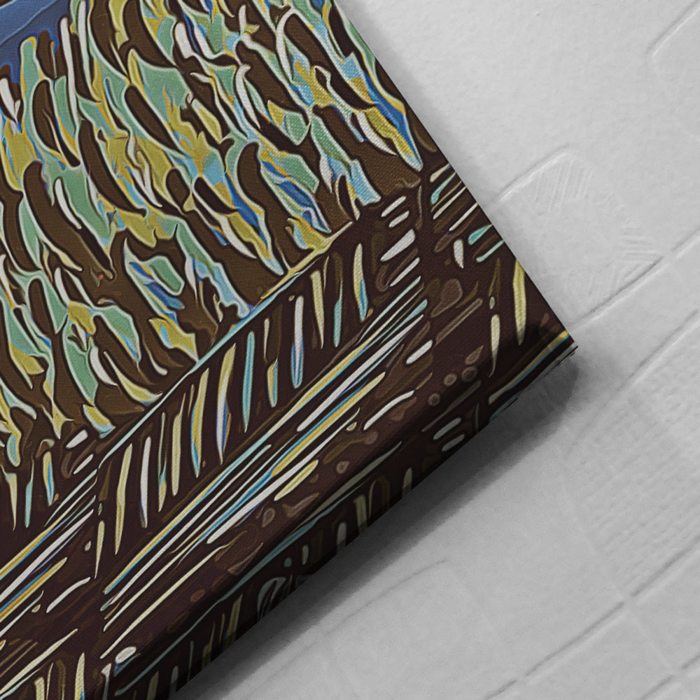 Epic Battle Dragonball Z Starry Night Canvas Print Wall Art - Nysekai