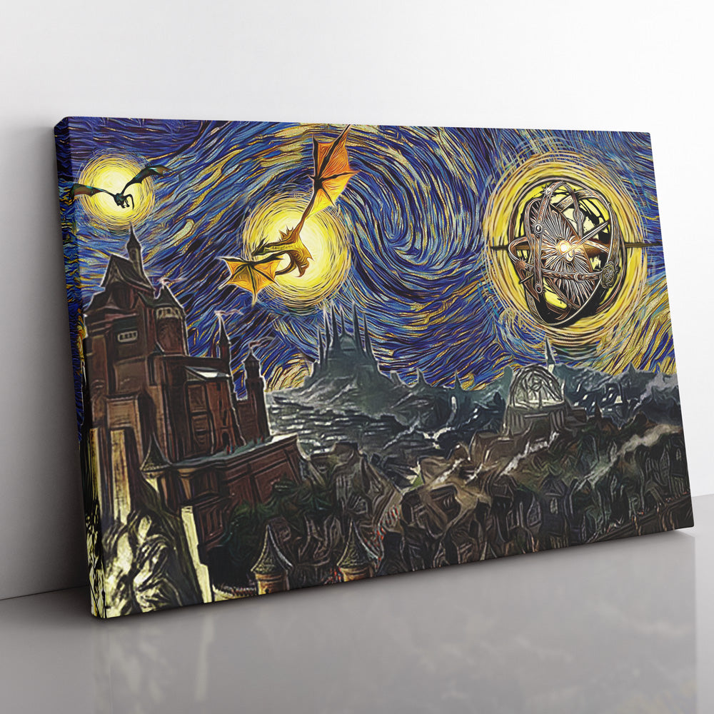 Game of Thrones Starry Night Canvas Print Wall Art - Nysekai
