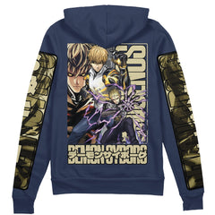 Genos One Punch Man" Streetwear Zip Hoodie Jacket
