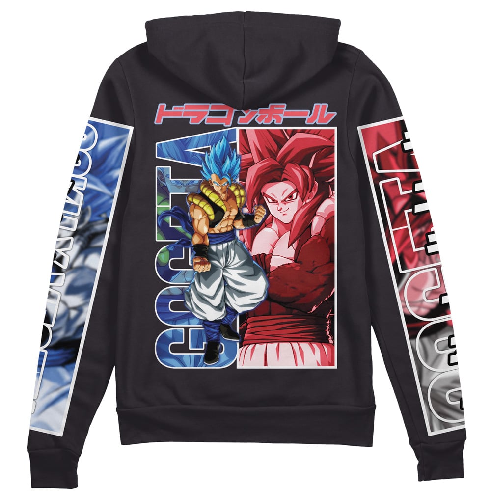 Gogeta Dragon Ball Fighterz" Streetwear Zip Hoodie Jacket