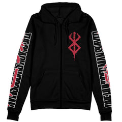 Guts Berserk Streetwear Zip Hoodie Jacket