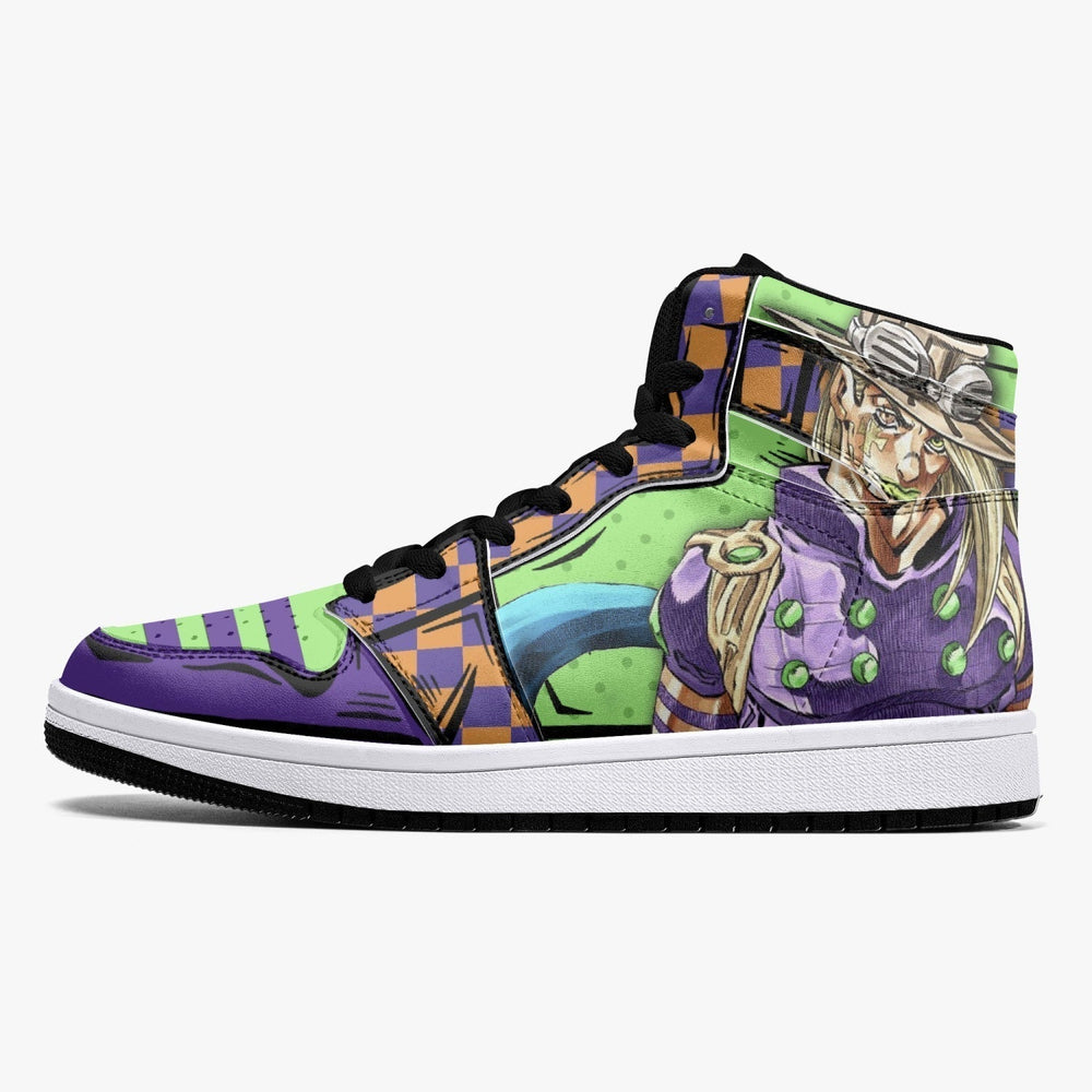 Gyro Zeppeli JoJo's Bizarre Adventure Mid 1 Basketball Shoes