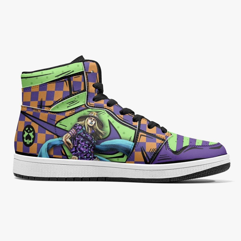Gyro Zeppeli JoJo's Bizarre Adventure Mid 1 Basketball Shoes