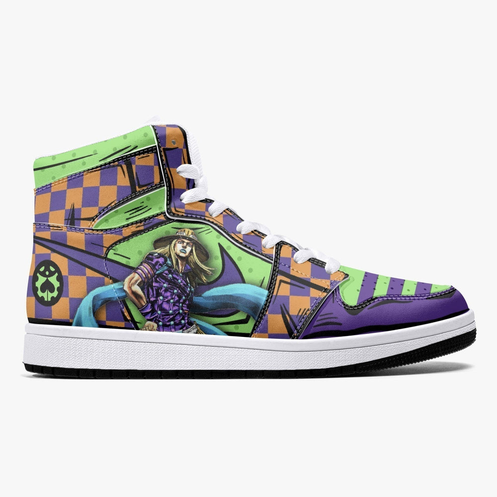 Gyro Zeppeli JoJo's Bizarre Adventure Mid 1 Basketball Shoes
