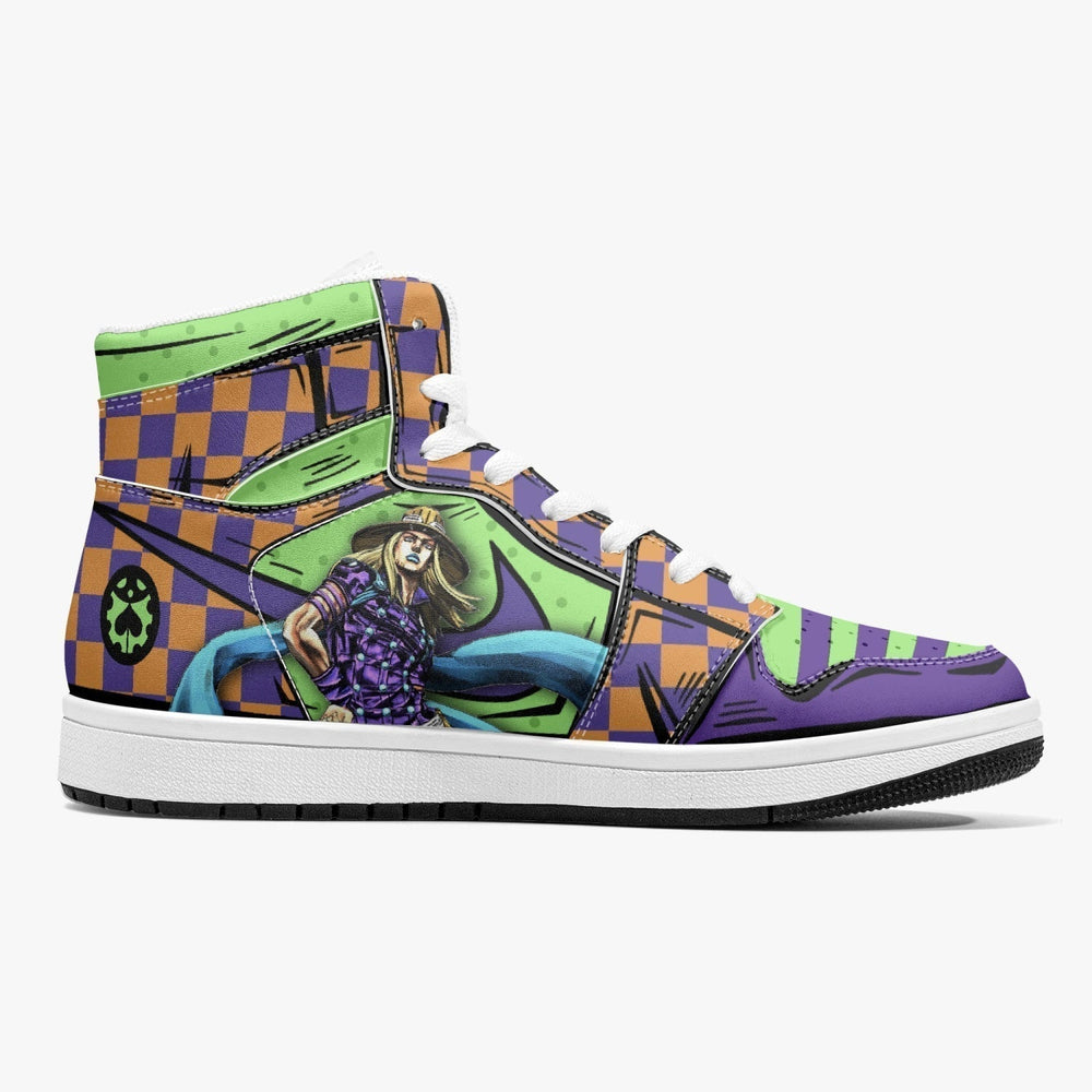 Gyro Zeppeli JoJo's Bizarre Adventure Mid 1 Basketball Shoes