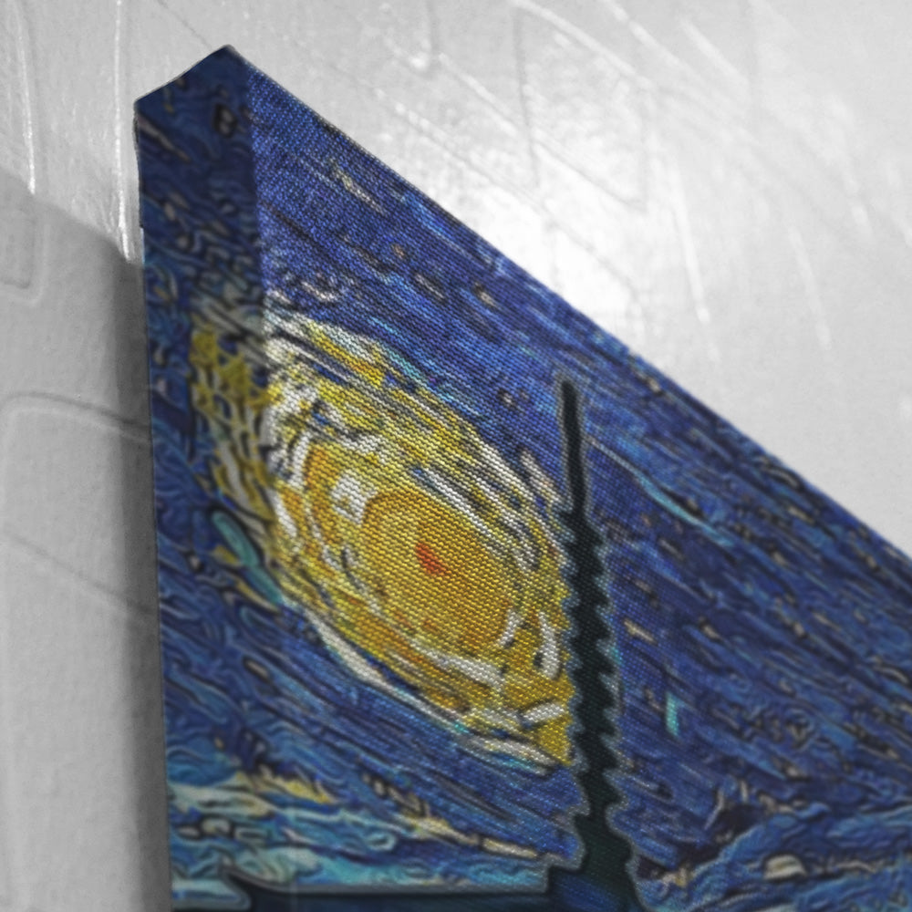 Happy Bonding Gintama Starry Night Canvas Print Wall Art - Nysekai