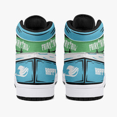 Happy Fairy Tail Mid 1 Basketball Shoes