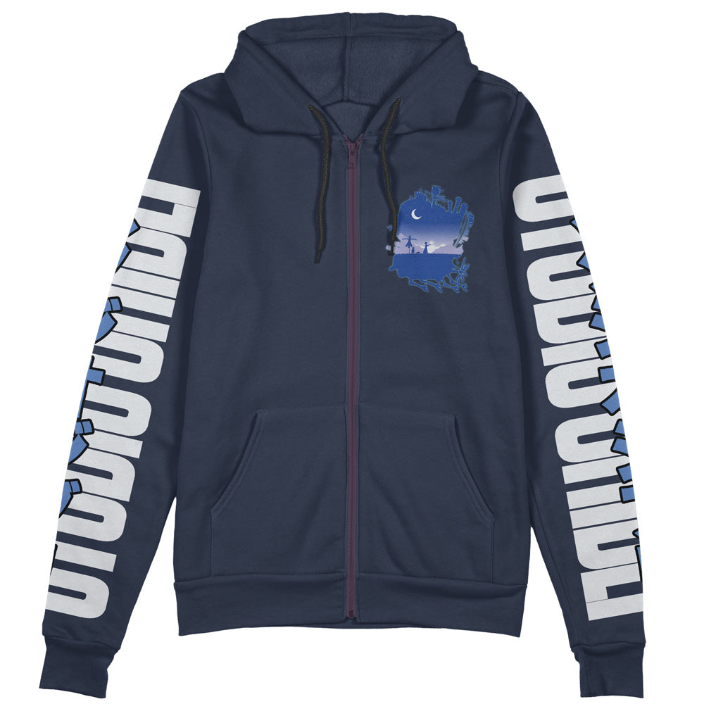 Howl's Moving Castle Studio Ghibli Streetwear Zip Hoodie Jacket