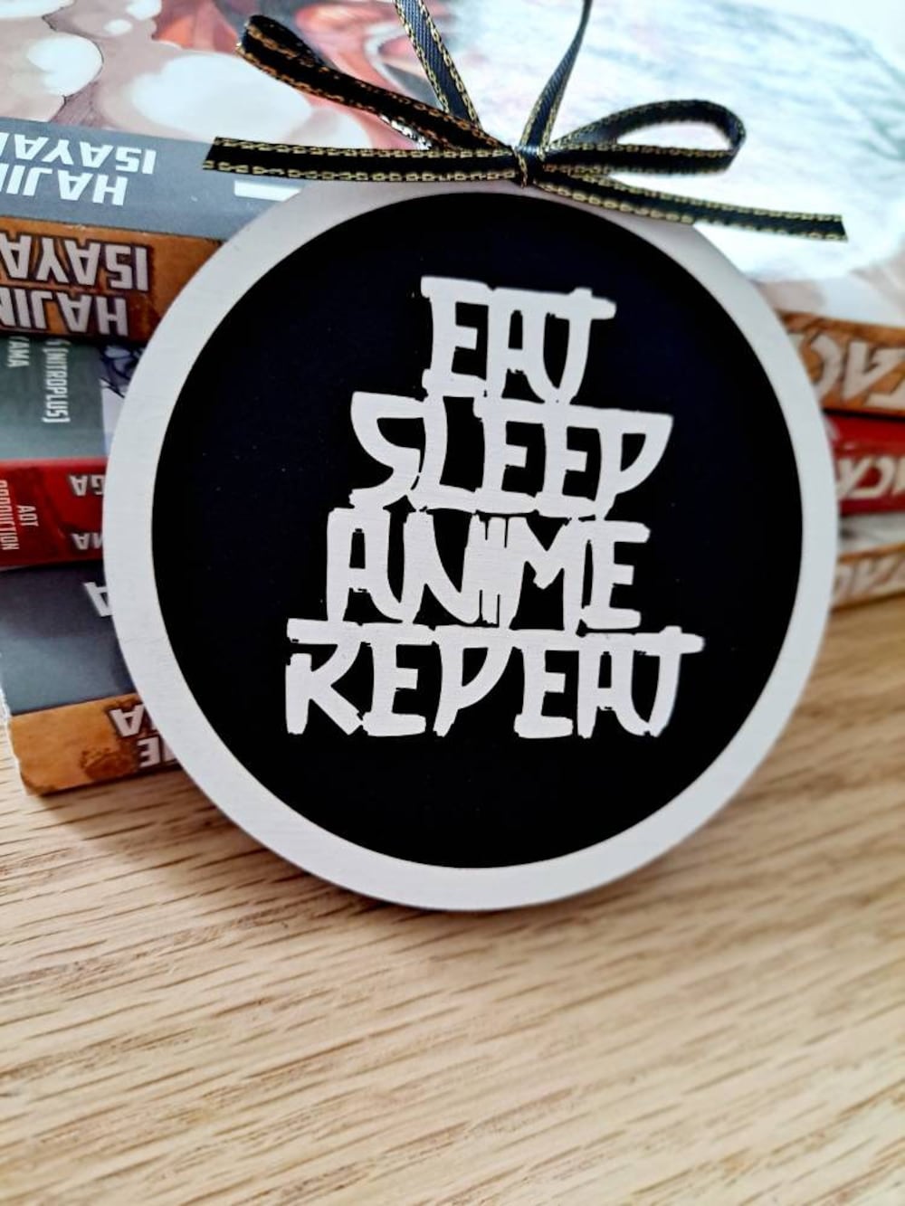 Gift For Anime Lover Anime Demon Slayer Black Christmas Ornament Anime Ornaments - Nysekai