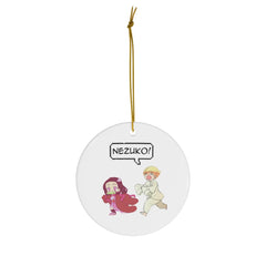Anime Demon Slayers Characters Zenitsu Nezuko Ornament Anime Ornaments - Nysekai
