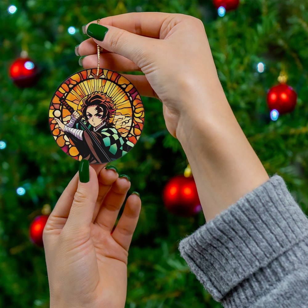 Anime Dual Ornaments: Sword-Wielding Demon Slayer Ornament Anime Ornaments - Nysekai