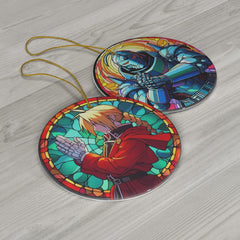 Otakuri "Anime Alchemy Elegance: Dual-Sided Stained Suncatcher Ornament Anime Ornaments