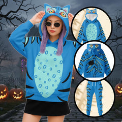 Otakuri "Derby Tiger" KPop D.Hunter Cat Ear Hoodie Jogger Set