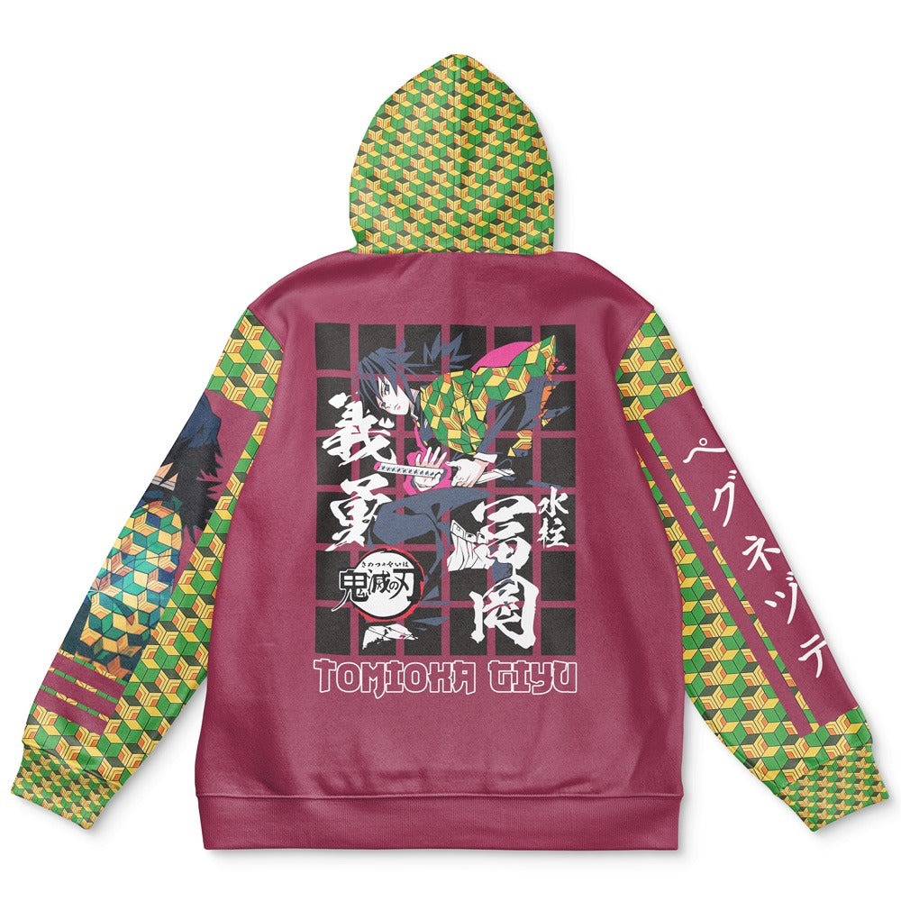 Otakuri "Giyu Tomioka (Water Hashira)" Demon Slayer Streetwear Hoodie