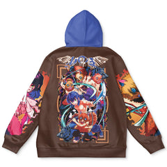 Otakuri "Inosuke Hashibira (Beast Breathing)" Demon Slayer Streetwear Hoodie