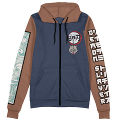 Hashibira Inosuke Demon Slayer Streetwear Zip Hoodie Jacket