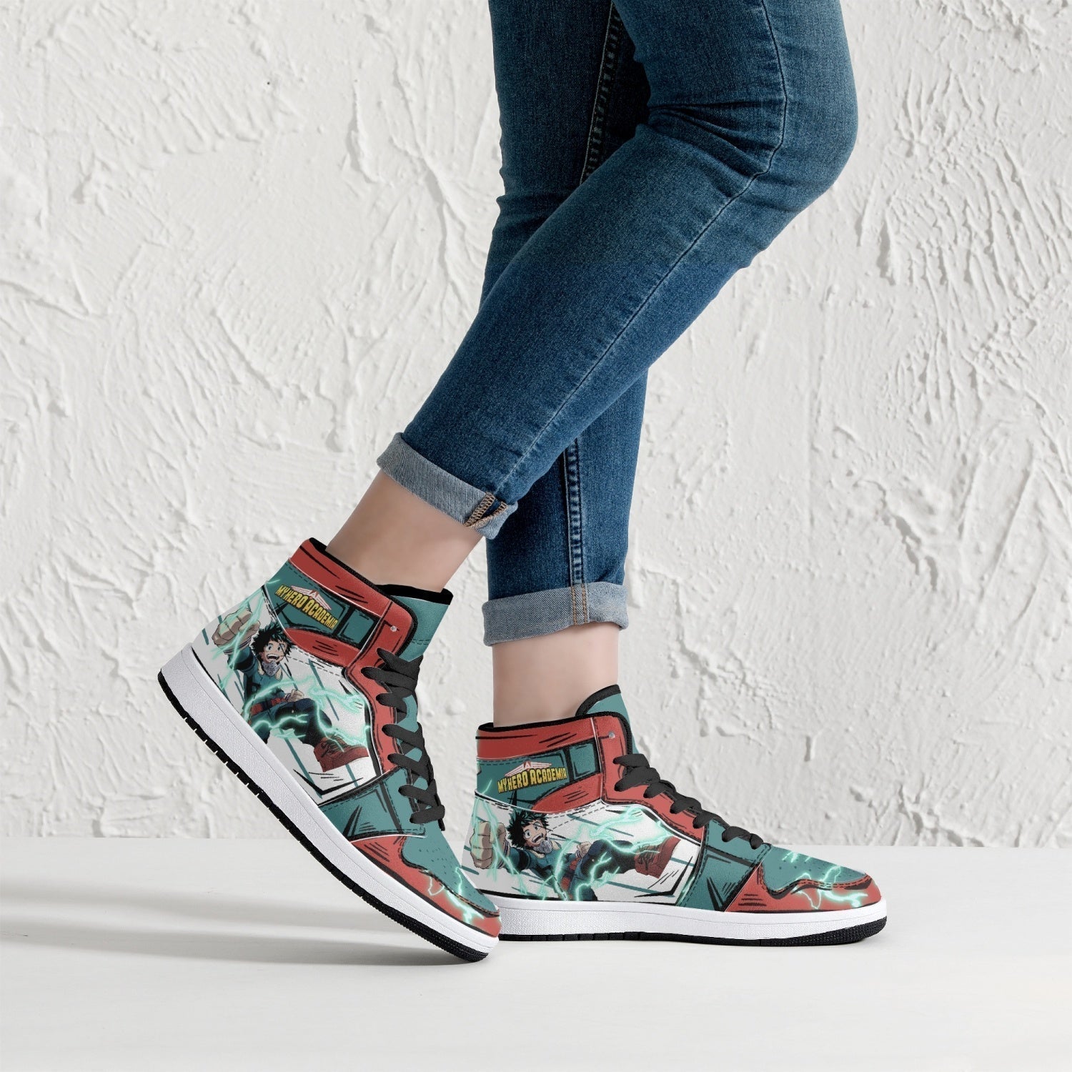 Izuku Midoriya - Deku My Hero Mid 1 Basketball Shoes