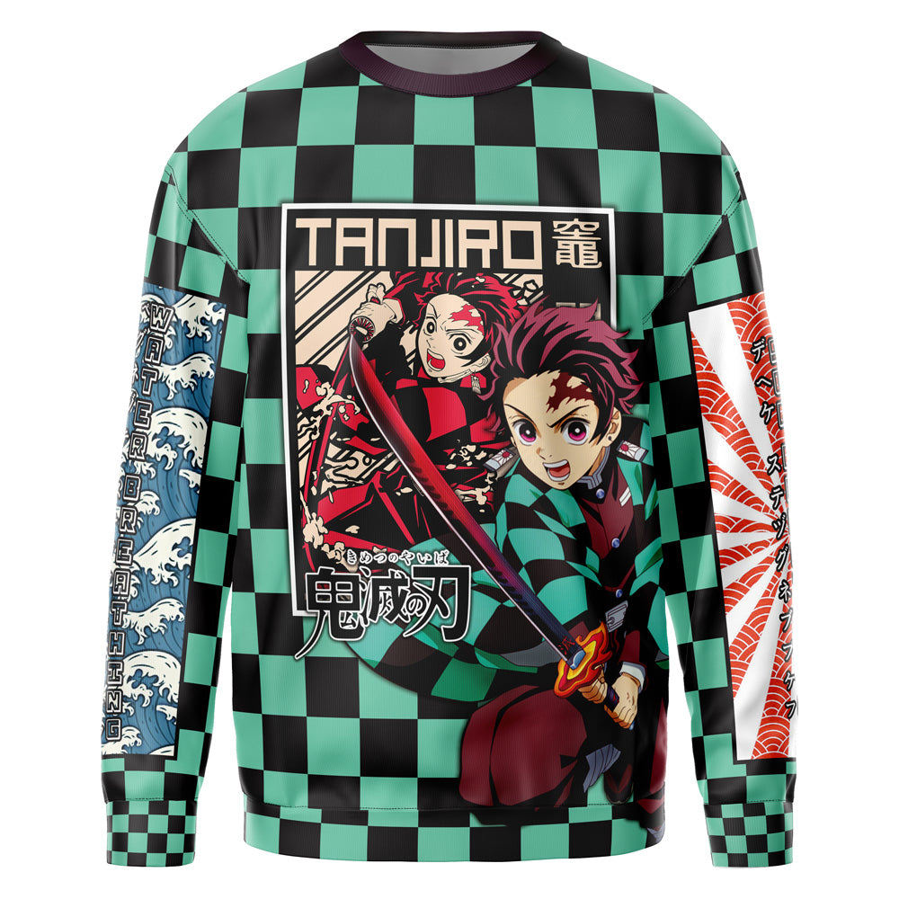 Kamado Tanjiro Haori Demon Slayer" Streetwear Sweatshirt