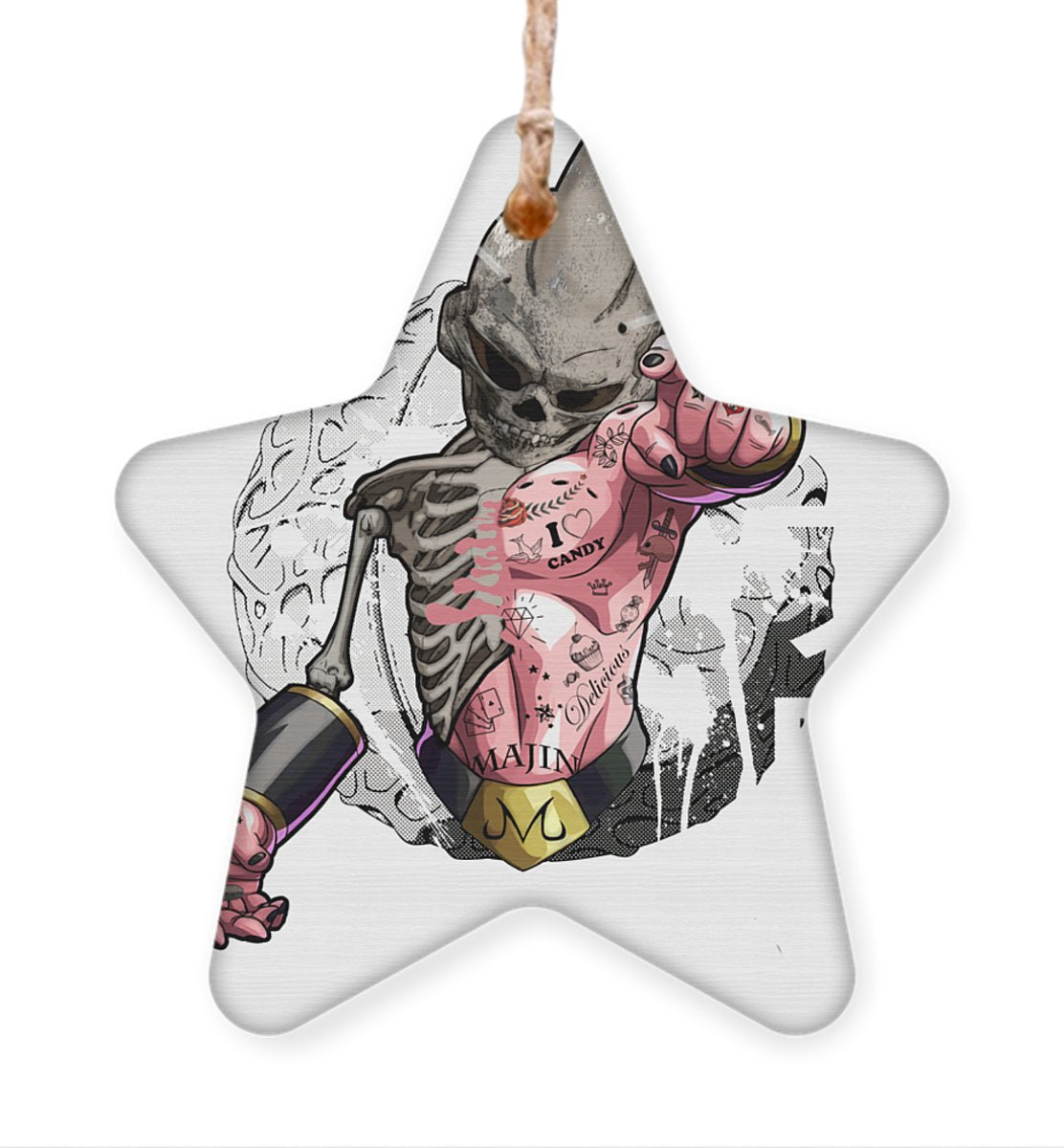 Kid Buu Majin Skull Dragon Ball Bu Vegeta Goku Ornament Anime Ornaments - Nysekai