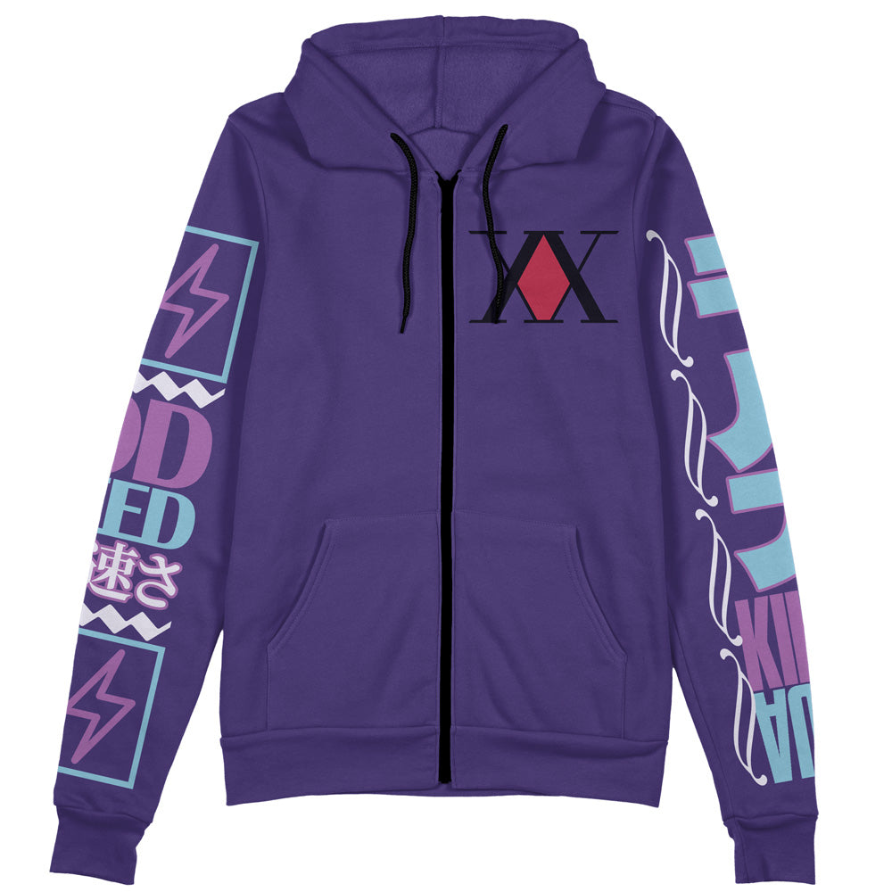 Killua Zoldyck V2 Hunter x Hunter Streetwear Zip Hoodie Jacket