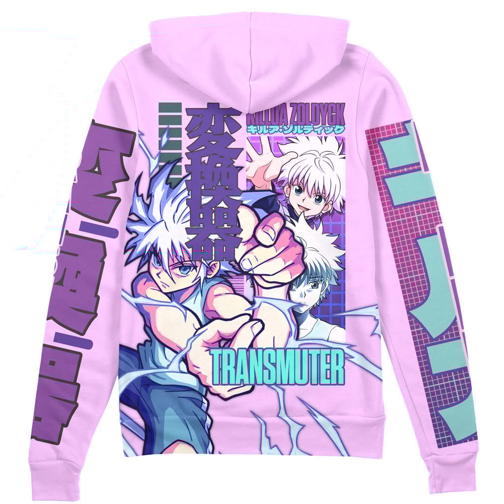 Killua Zoldyck V3 Hunter x Hunter" Streetwear Zip Hoodie Jacket