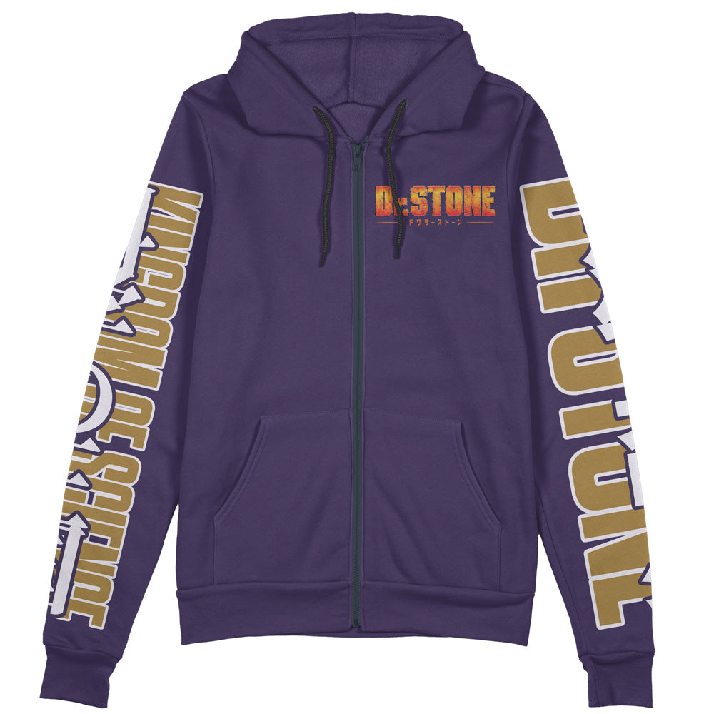 Kingdom of Science Dr. Stone Streetwear Zip Hoodie Jacket