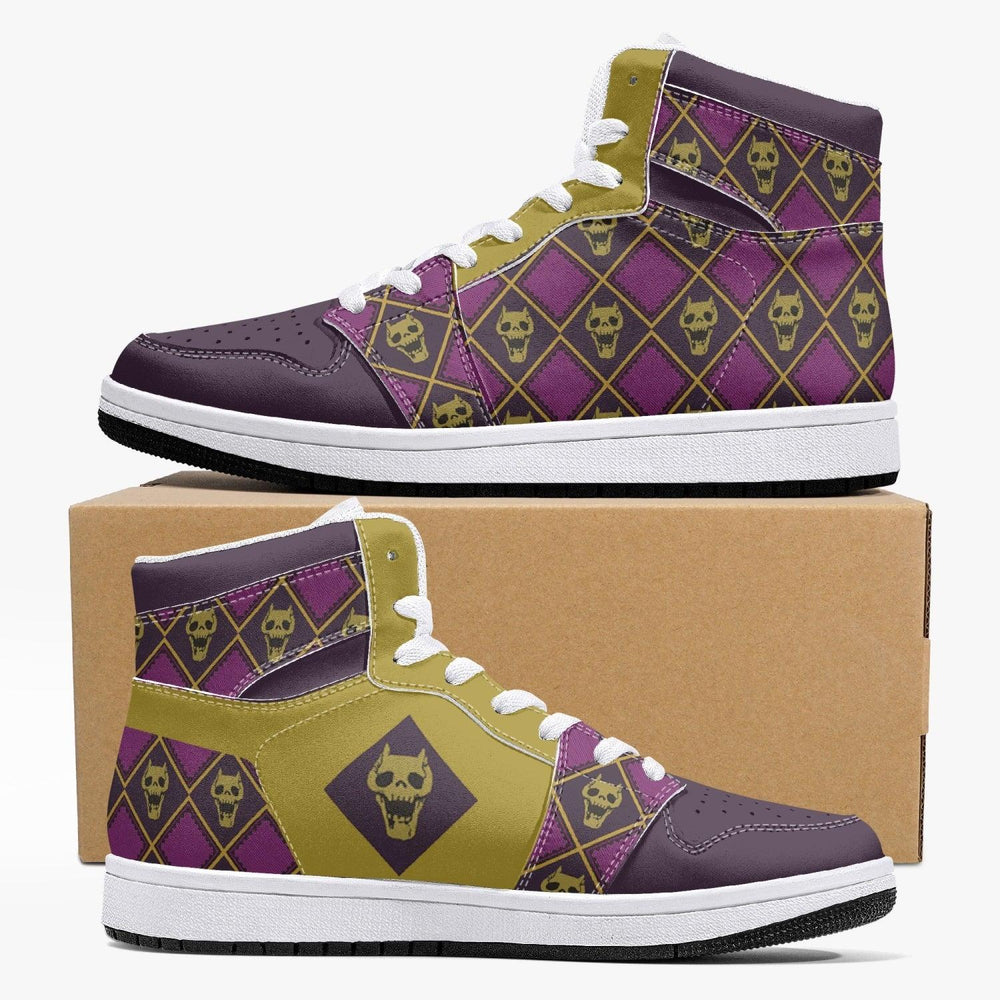 Kira Killer Queen Jojo's Bizarre Adventure Mid 1 Basketball Shoes