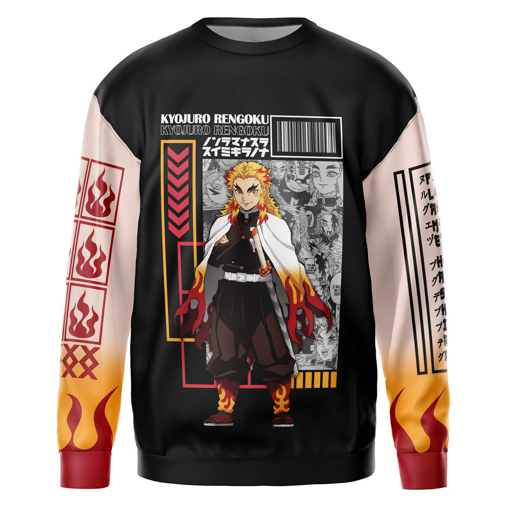 Kyojuro Rengoku Demon Slayer" Streetwear Sweatshirt