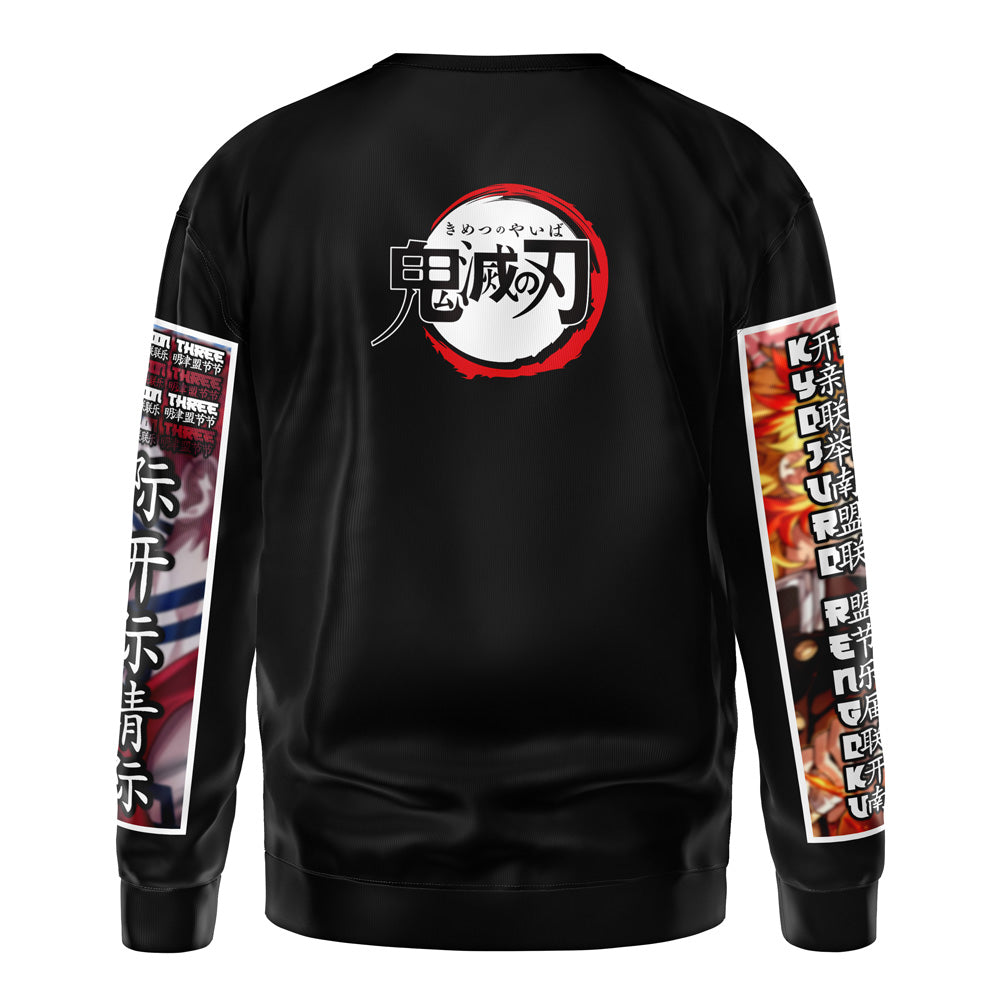 Kyojuro Rengoku vs Akaza Demon Slayer Streetwear Sweatshirt
