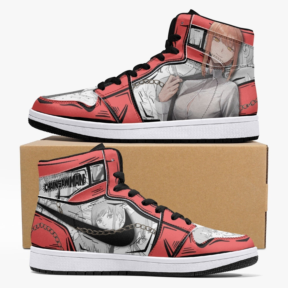 Makima Chainsaw Man Mid 1 Basketball Shoes