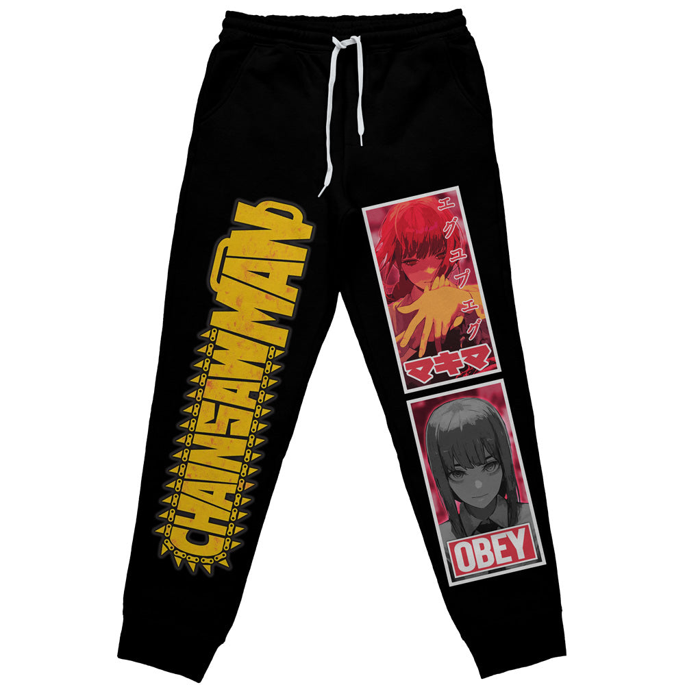 Makima Chainsaw Man" Streetwear Sweatpants