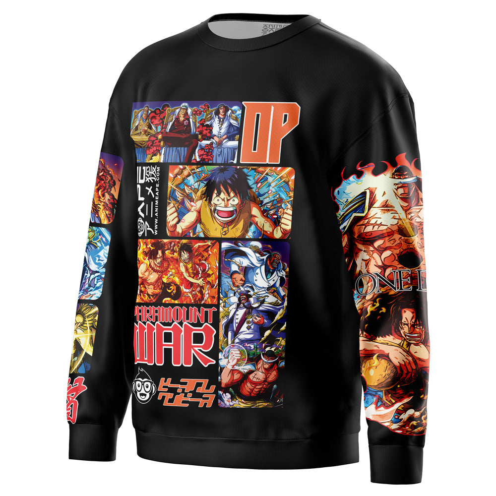 Marineford War One Piece Streetwear Sweatshirt