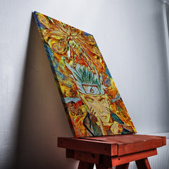 Naruto Starry Ninetails Canvas Print Wall Art - Nysekai