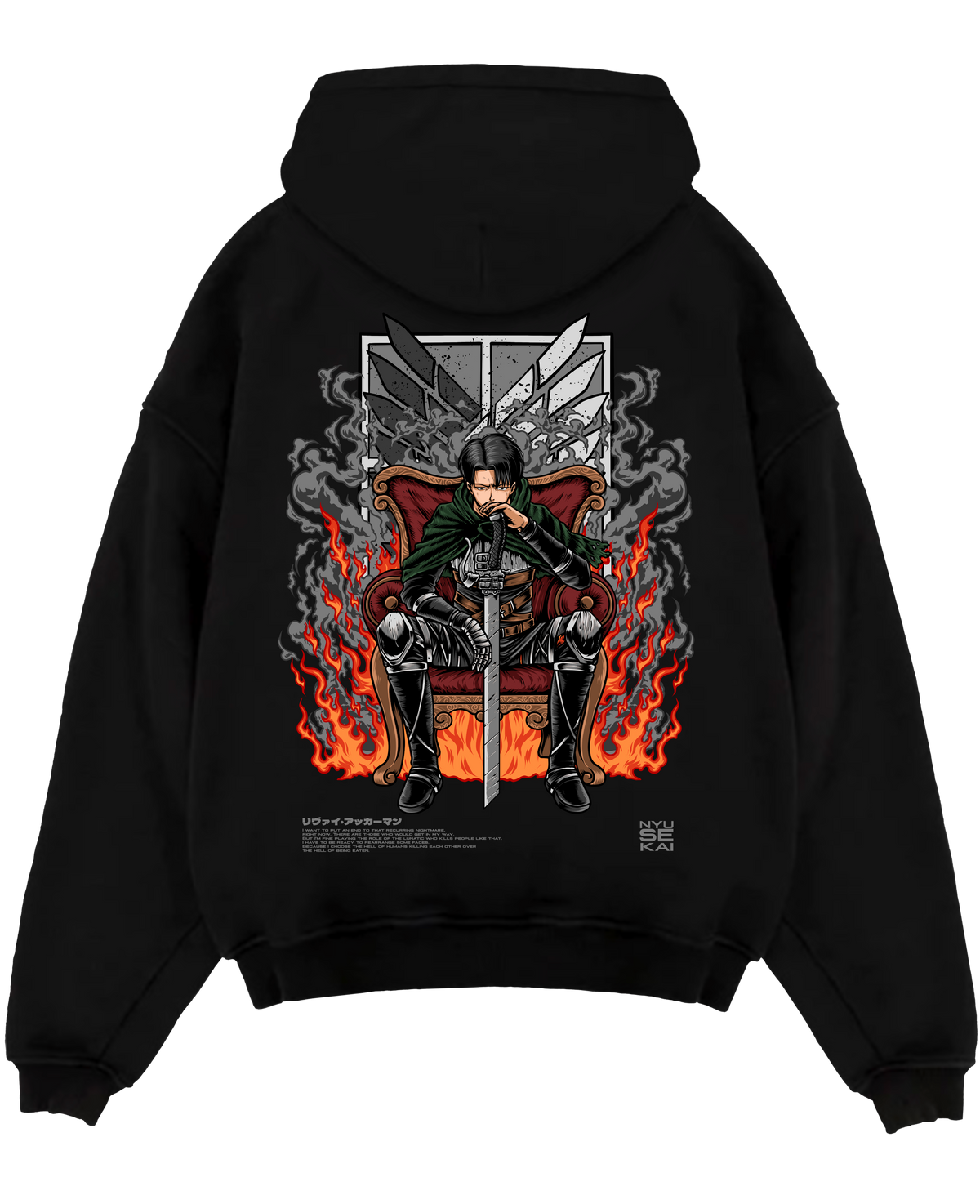 Levi X Throne - AOT Hoodie
