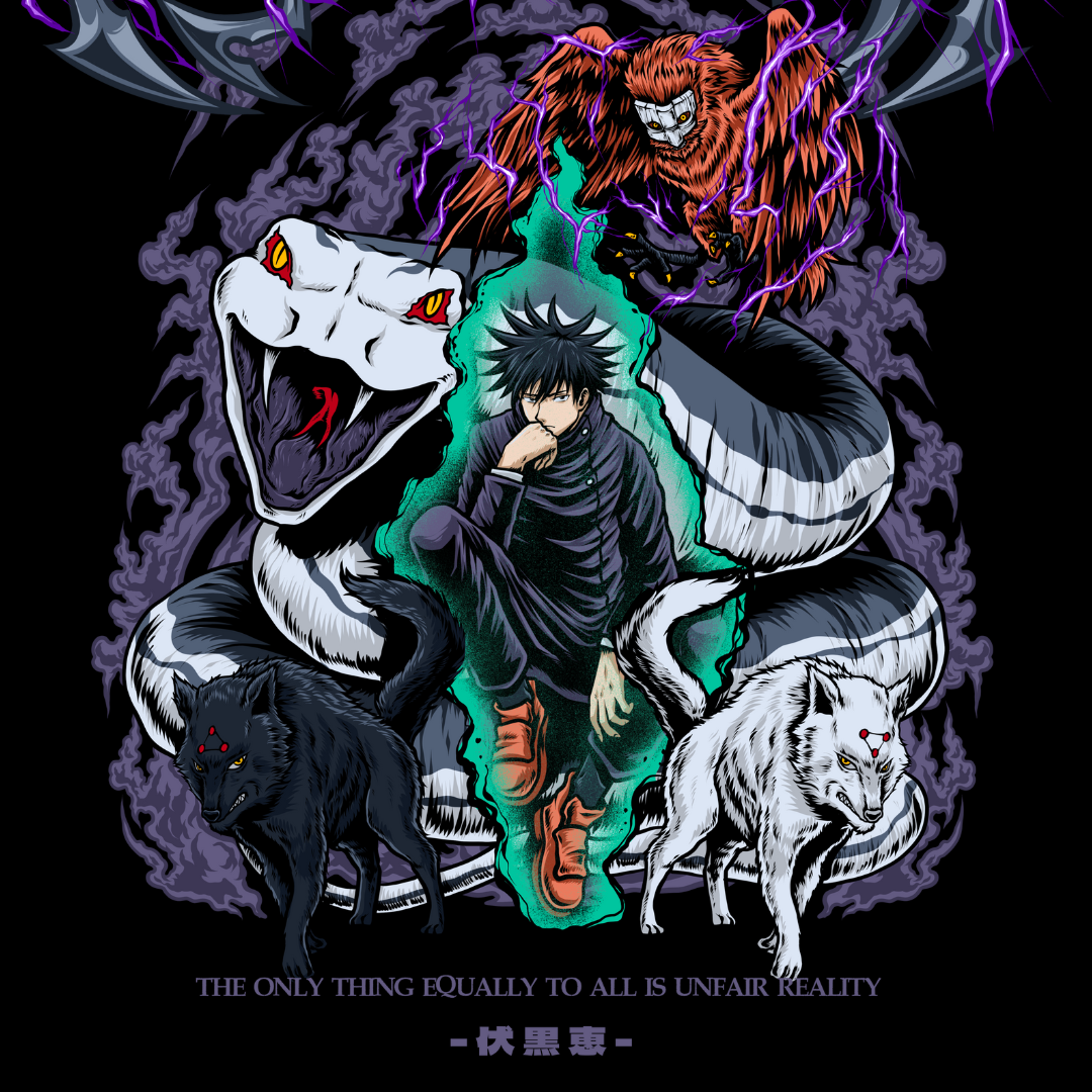 Megumi X Reality - Jujutsu Kaisen Hoodie