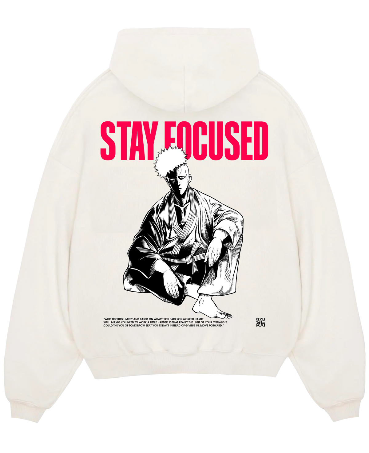 Saitama X Stay Focused - One Punch Man Hoodie
