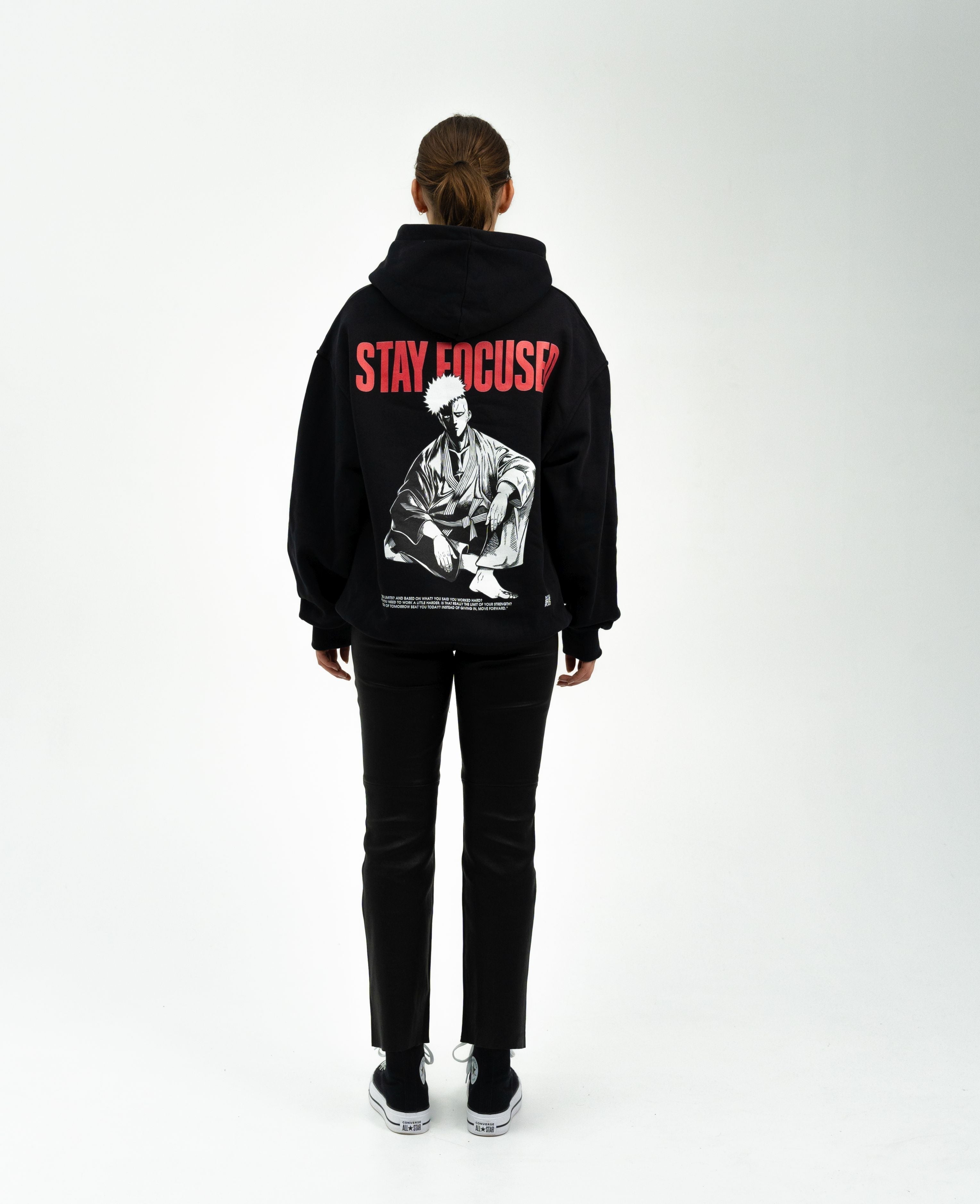 Saitama X Stay Focused - One Punch Man Hoodie