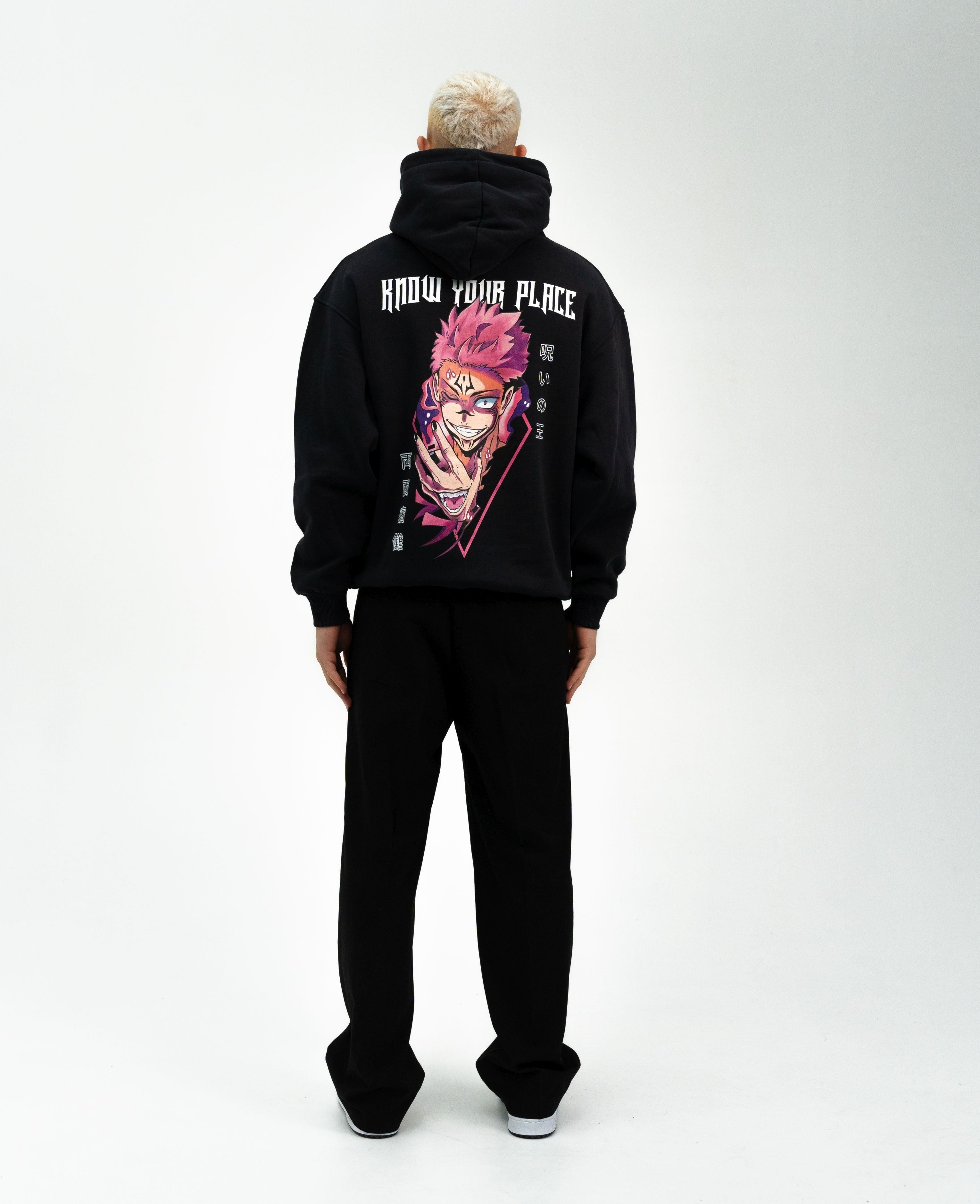 Sukuna X Know your place - Jujutsu Kaisen Hoodie
