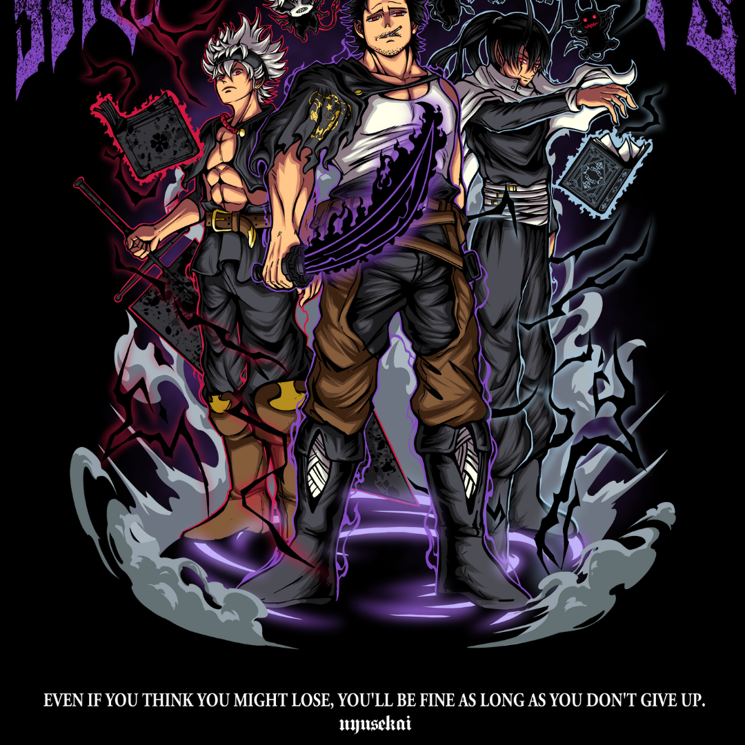 Yami X Asta X Nacht - Black Clover Hoodie