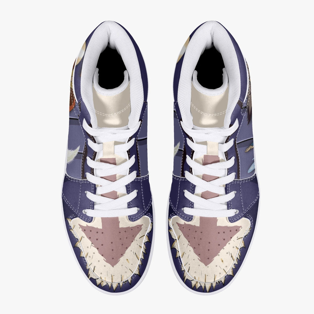 Aang and Katara Avatar Mid 1 Basketball Shoes