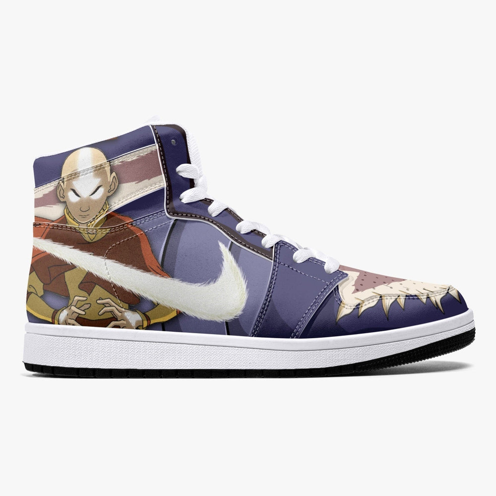 Aang and Katara Avatar Mid 1 Basketball Shoes