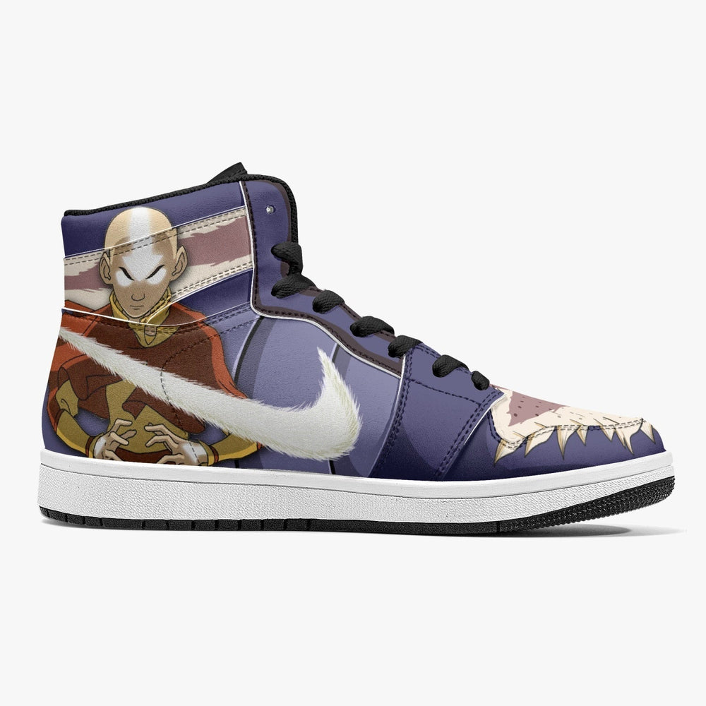 Aang and Katara Avatar Mid 1 Basketball Shoes