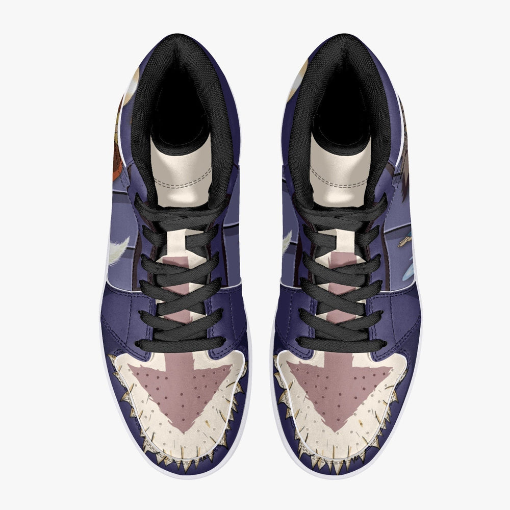Aang and Katara Avatar Mid 1 Basketball Shoes