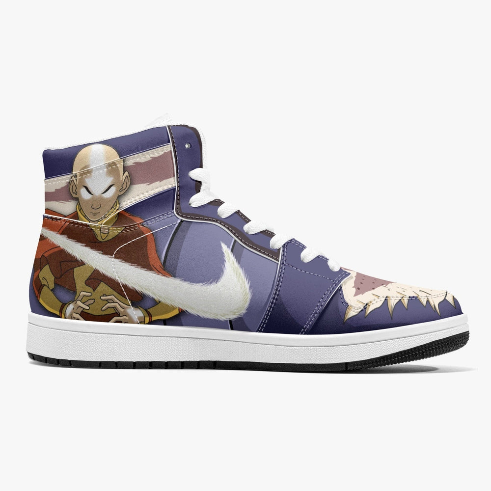 Aang and Katara Avatar Mid 1 Basketball Shoes