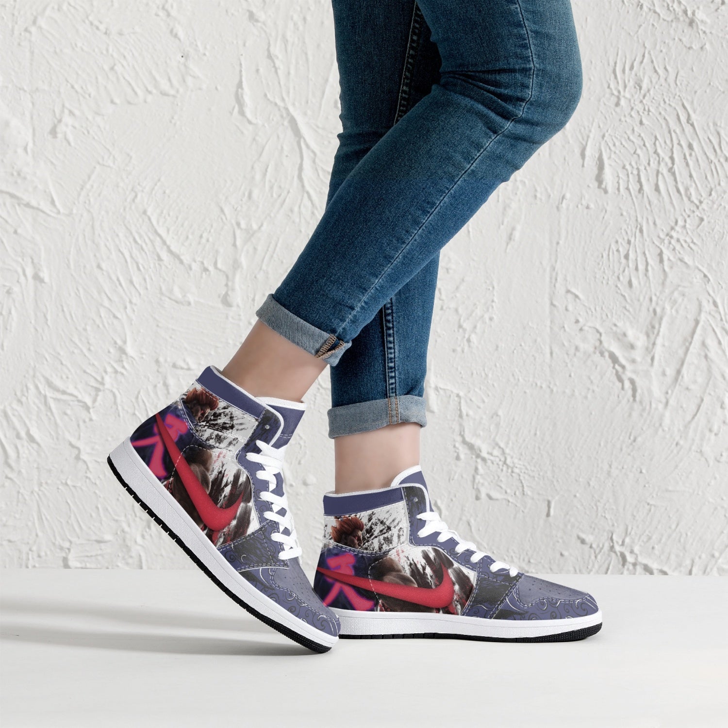 Akuma Street Fighter Mid 1 Basketball Shoes