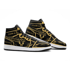Black Bull Magic Knights Mid 1" Basketball Shoes