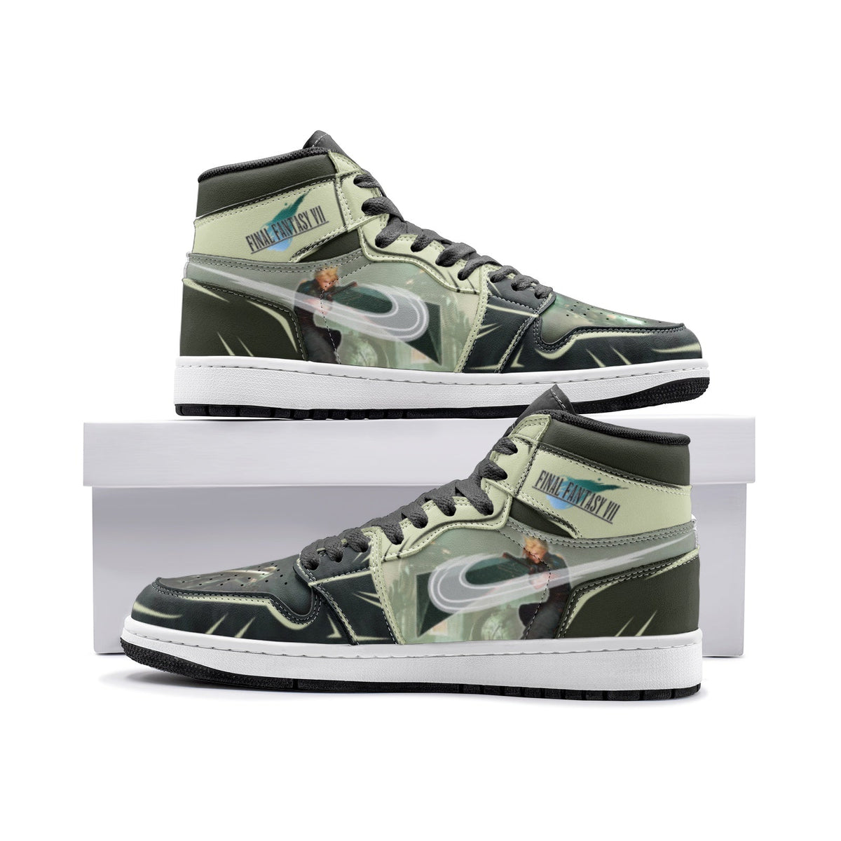 Buster Sword Final Fantasy Mid 1" Basketball Shoes