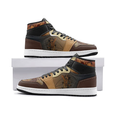 Eren Yeager Attack on Titan Mid 1" Basketball Shoes